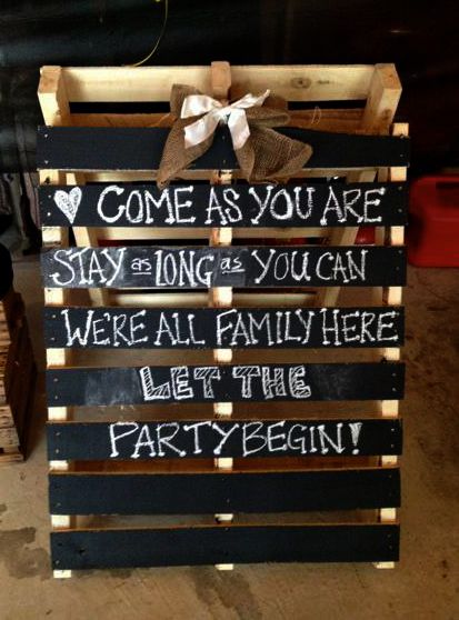 Chalk-sign-for-engagement-party